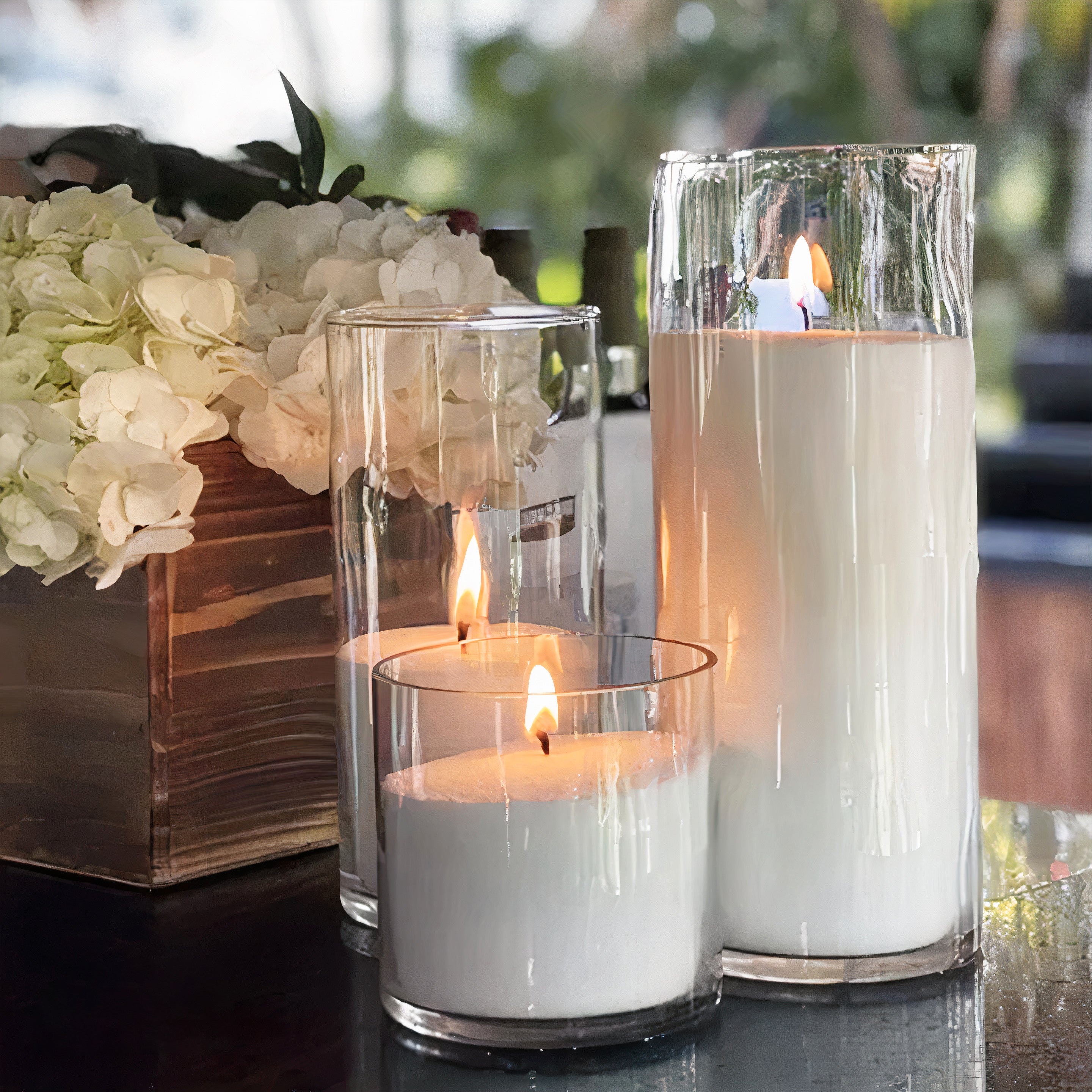 Ambre Pearled Candles 1Kg + 30 Wicks