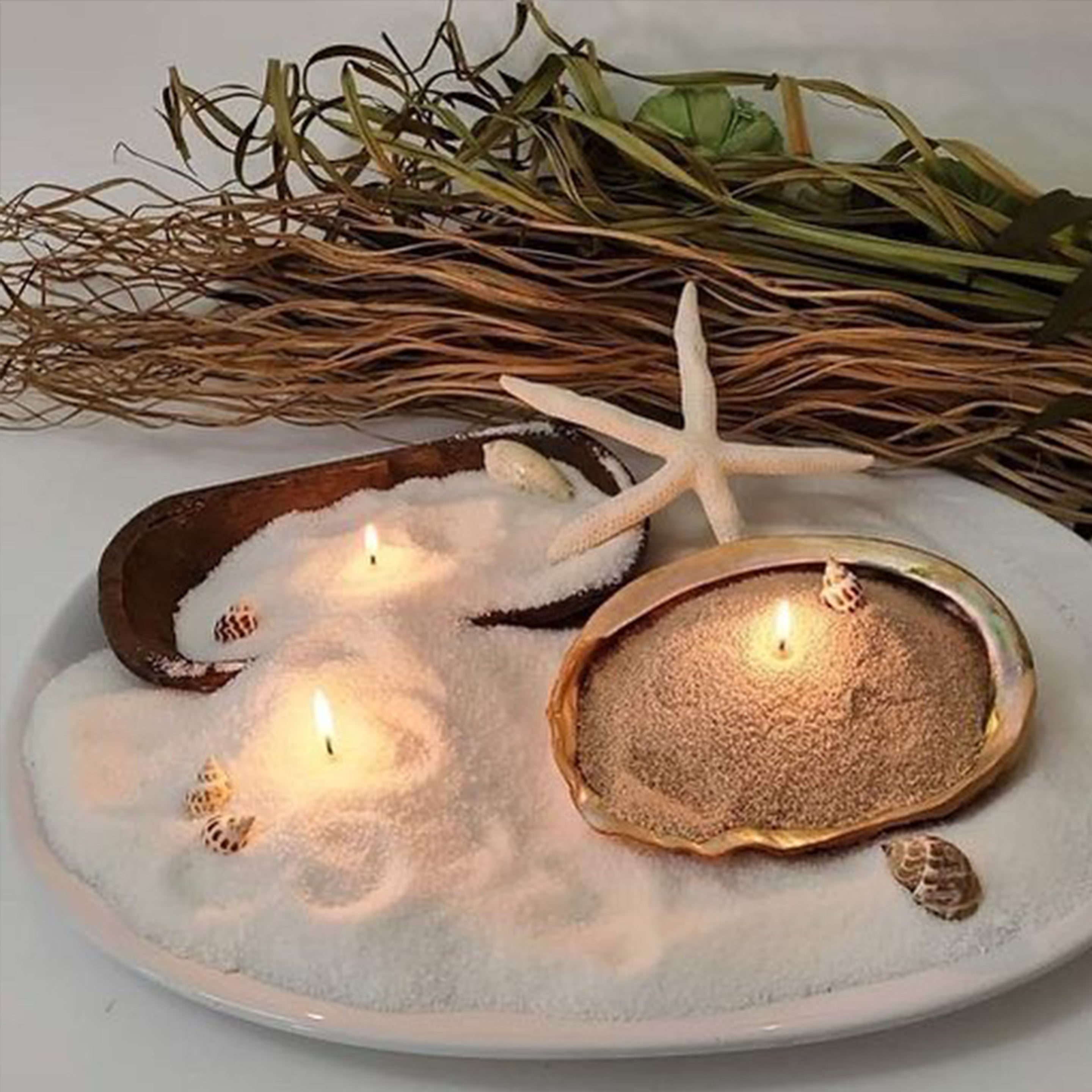 Ambre Pearled Candles 1Kg + 30 Wicks