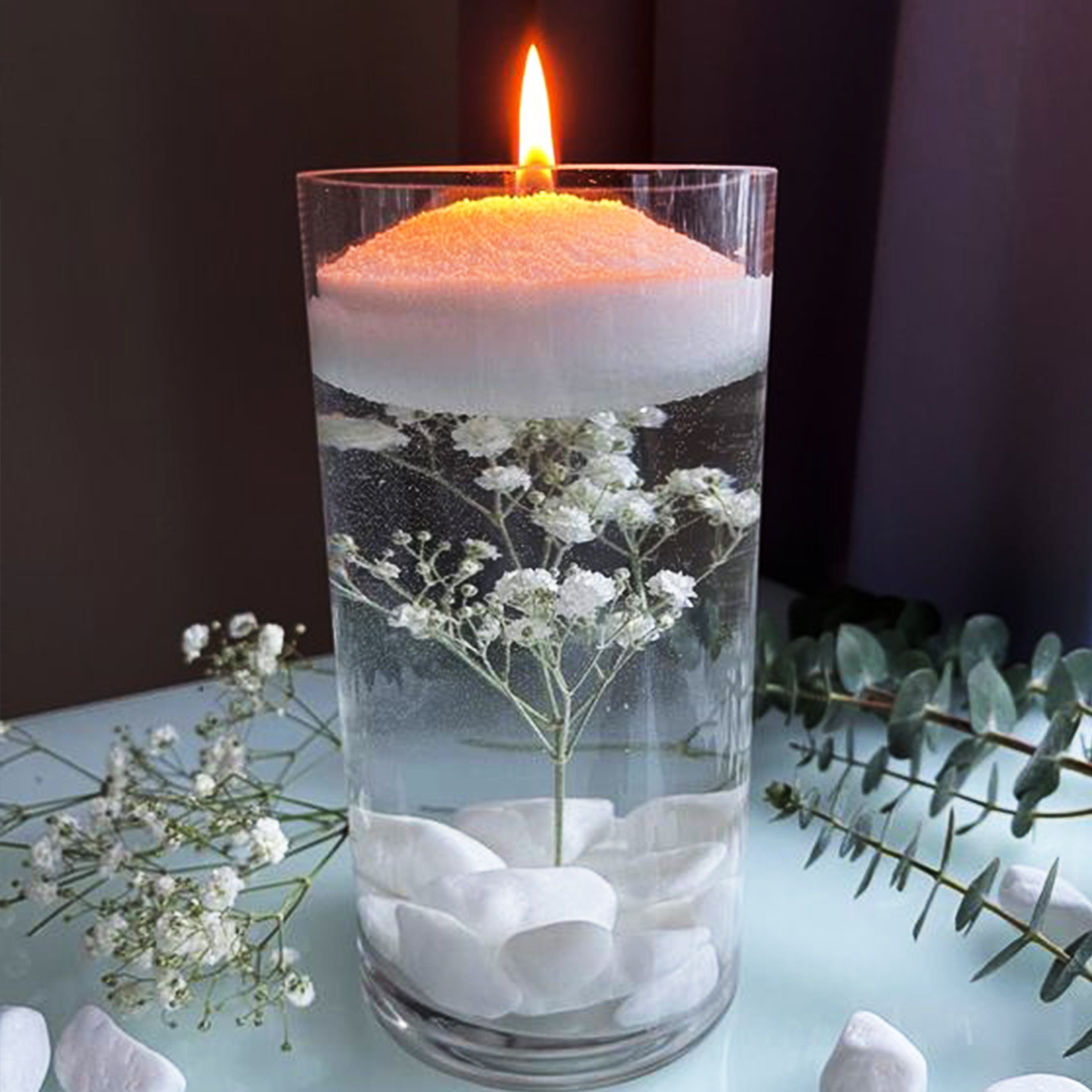 Ambre Pearled Candles 1Kg + 30 Wicks